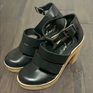 Free People Wooden Clogs